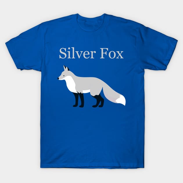 Silver Fox T-Shirt by JasonLloyd